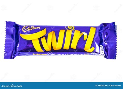 Cadbury Twirl Chocolate Bar Editorial Image | CartoonDealer.com #78930706