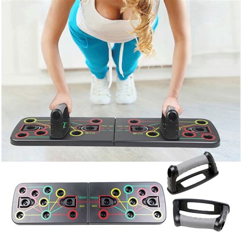 Opvouwbare Push Up Board Handgrepen Fitness Work Grandado