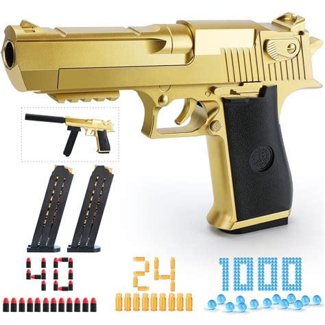 Buy Toy With Soft Bullets Desert Eagle Airsoft Shell Ejection Soft