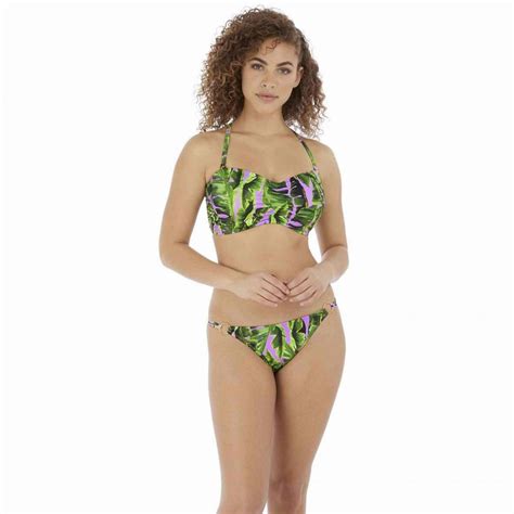 Haut De Maillot De Bain Bandeau Armatures Vert Freya Maillots 3 Suisses