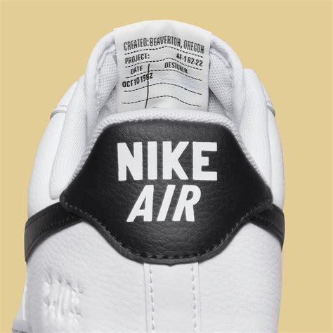 Nike Air Force 1 White Black 40th Anniversary Dq7658 100