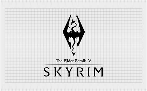 Skyrim Logo History The Skyrim Symbol And Evolution