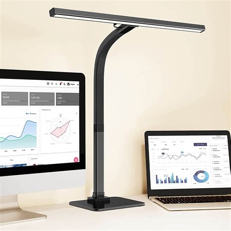 LED Desk Lamp W Base Black EppieBasic