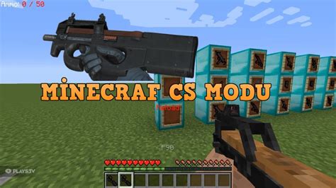 Oha Efsane Mod Minecraft Silah Modu Cs Silahlar Youtube