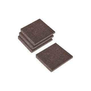 Felt Furniture Pads Self Adhesive Square Floor Protector Brown Bed