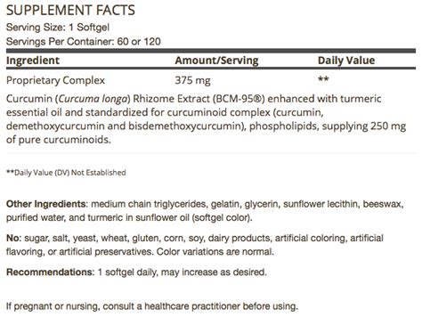 Terry Naturally CuraMed 375 Mg The Organic Market