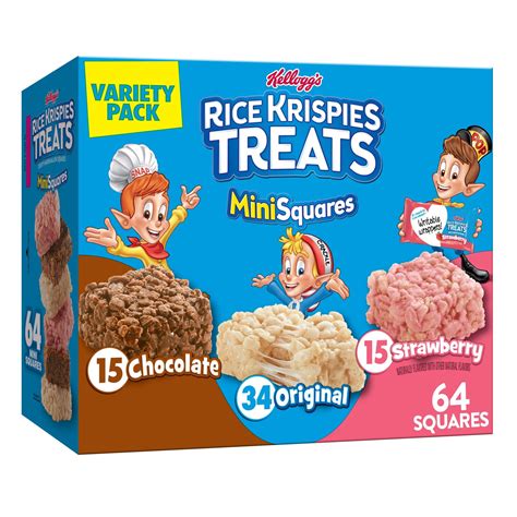 Kelloggs Rice Krispies Treats Mini Marshmallow Snack Bars Variety