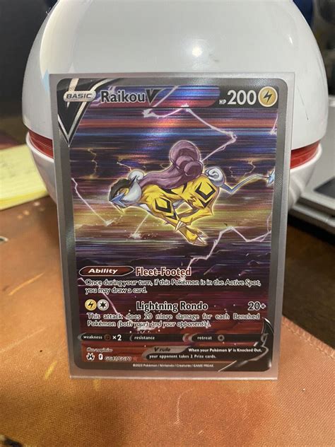 Pokémon TCG Raikou V Crown Zenith Galarian Gallery GG41 GG70 Holo