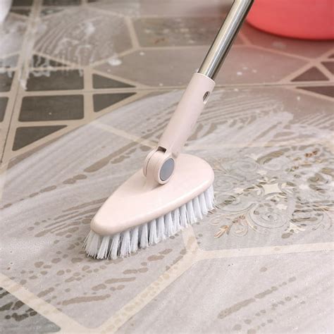 Floor Scrub Brush Bathroom Bathtub Shower Tile Grout Scrubber