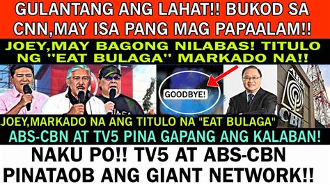 GULANTANG LAHAT MAY ISA PANG MAG PAPAALAM NA BUKOD SA CNN JOEY MARKADO