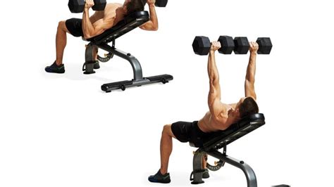 Incline Dumbbell Bench Press Mens Fitness كمال الاجسام تمارين كمال