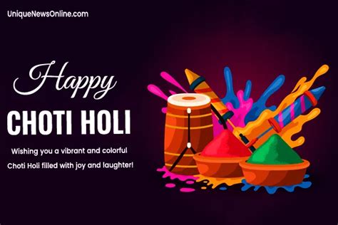 Happy Choti Holi 2024 Images Quotes Wishes Greetings Sayings