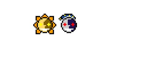 Sun And Moon Pixel Art