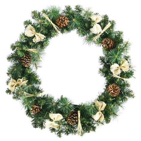 30 Inch Pre-lit Christmas Wreath with Mixed Decorations | Michaels