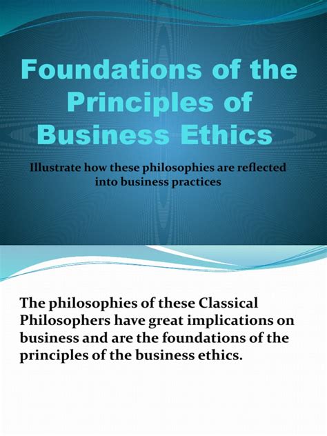 Foundations of The Principles of Business Ethics | PDF | Confucianism ...