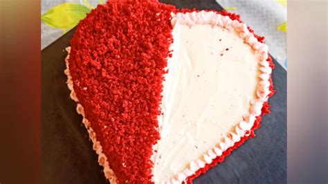 Heart Shape Cake Tin ഇല്ലാതെ എളുപ്പത്തിൽ ടേസ്റ്റി Red Velvet Cake Youtube