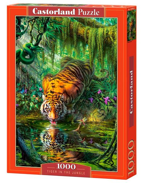 Comprar Puzzle Castorland Tigre En La Jungla De Piezas