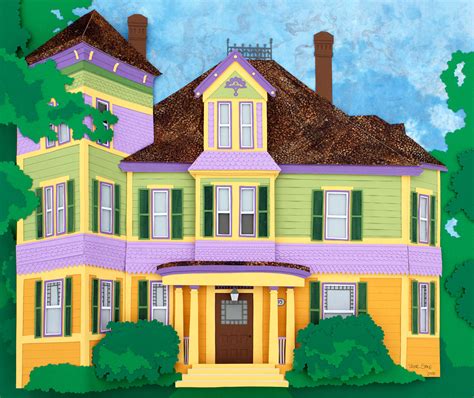 "Newton House" Custom Architectural Illustration on Behance