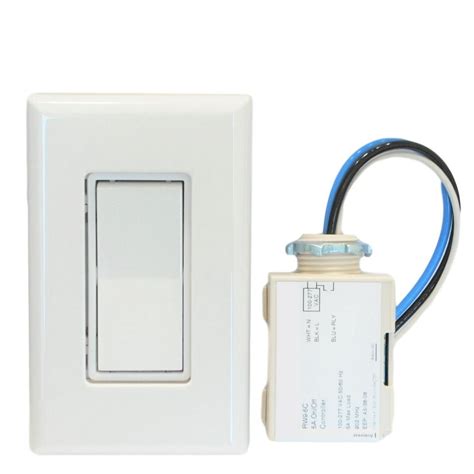 Basic Wireless Light Switch Kit White No Batteries Needed Walmart