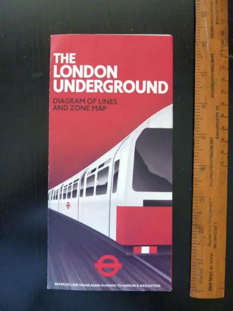 1961 LONDON TRANSPORT Underground Map Diagram Of Lines Station Index