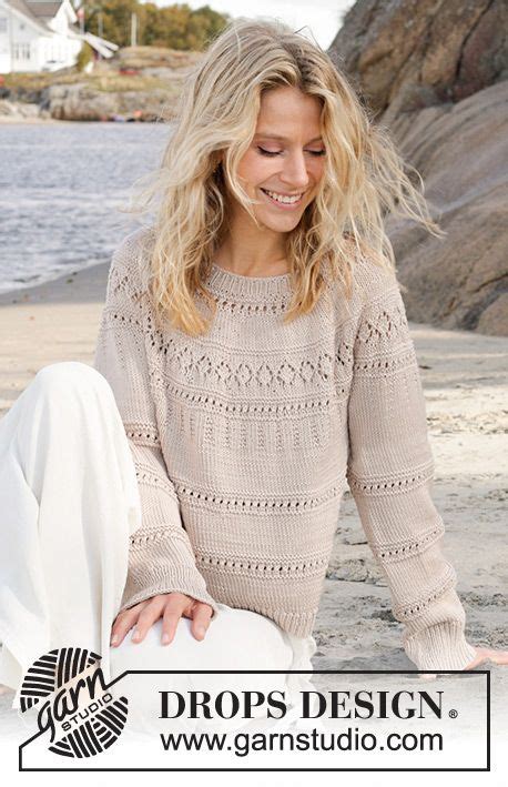 Sand Piper Drops Free Knitting Pattern Sweater Knitting