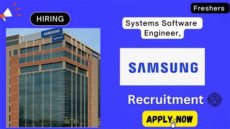 Freshersjobs Samsung Recruitment Systems Software Engineer For