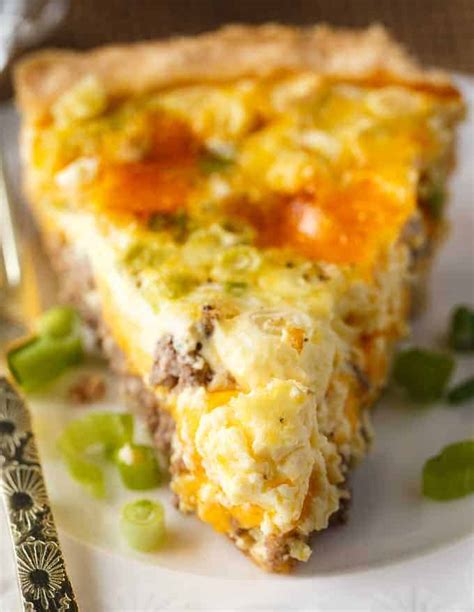 Hamburger Quiche Simply Stacie