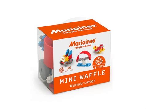 Marioinex Klocki Konstrukcyjne Mini Waffle 35 Sztuk Marioinex