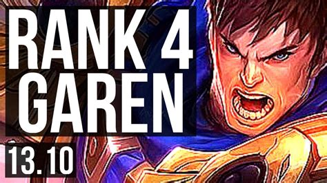 GAREN Vs KENNEN TOP Rank 4 Garen 2 5M Mastery 6 1 5 1300 Games