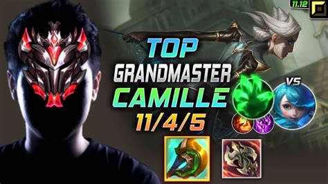 GrandMaster Camille TOP vs Gwen 천상계 탑 카밀 템트리 룬 신파자 착취 カミール Камилла