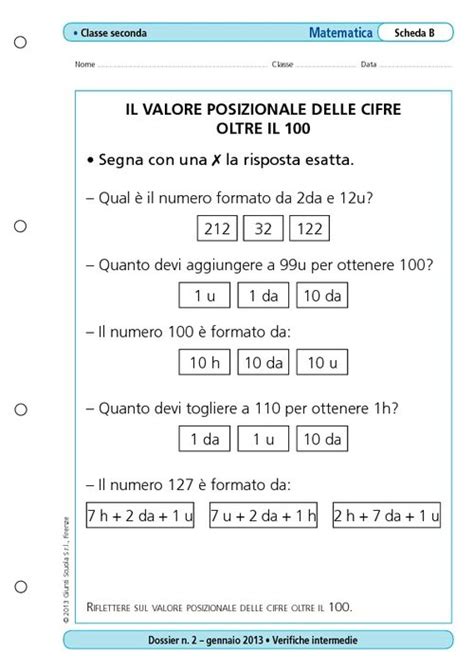 Il Valore Posizionale Delle Cifre Oltre Il 100 Giunti Scuola