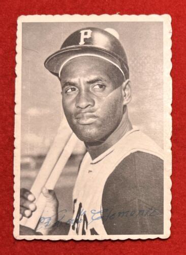 Topps Deckle Edge Set Break Roberto Clemente Vg Vgex Baseball