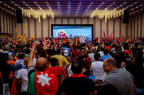 Asamblea Internacional De Los Pueblos Es Inaugurada En Caracas Venezuela