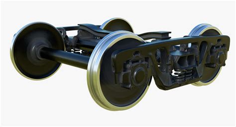 Train Wheels 3D Model - TurboSquid 1232660