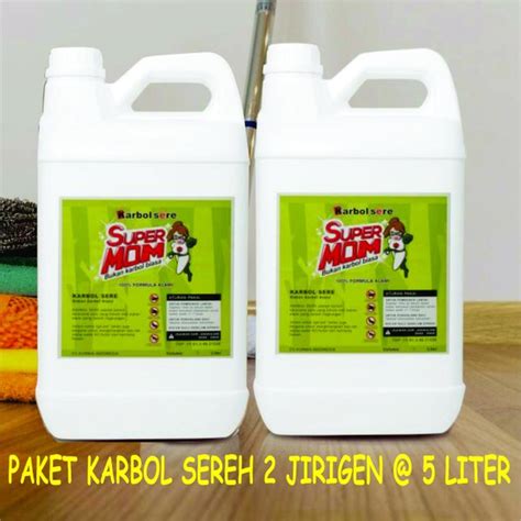 Jual BEST SELLER Karbol Sereh Jerigen 5 Liter Aman ORi 100 TP0206L Di