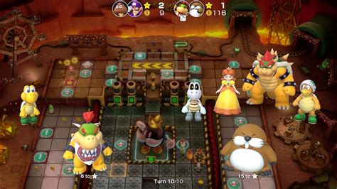 Super Mario Party Partner Party Gold Rush Mine Bowser Jr Monty