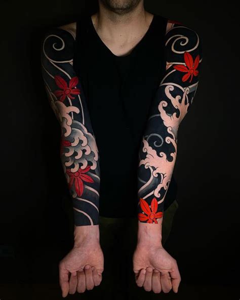 Japanese Wave Tattoo Designs with Meaning | Art and Design