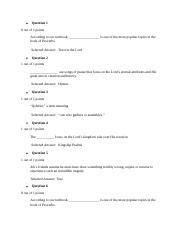 BIBL 104 QUIZ 3 Docx Question 1 0 Out Of 1 Points According To Our