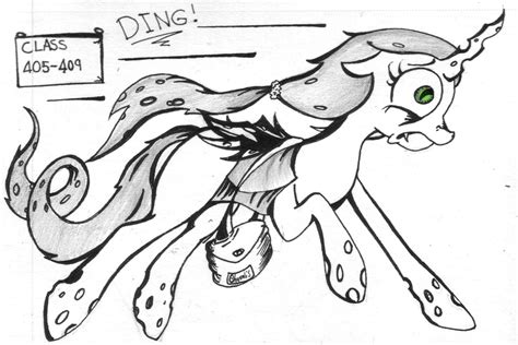 325426 Safe Artist Inky Draws Character Queen Chrysalis Clothing