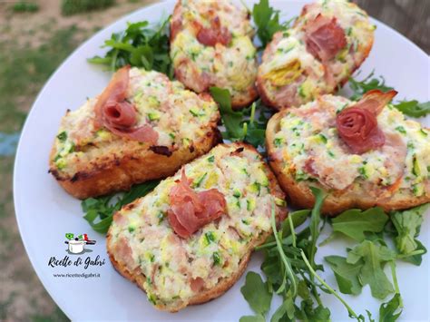 Crostini Di Pane E Zucchine Ricette Di Gabri