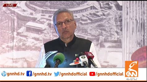 LIVE President Arif Alvi Speech In International Gandhara Conference