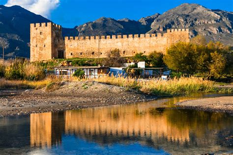 Frangokastello Fortress In Crete Greece Stock Image Colourbox