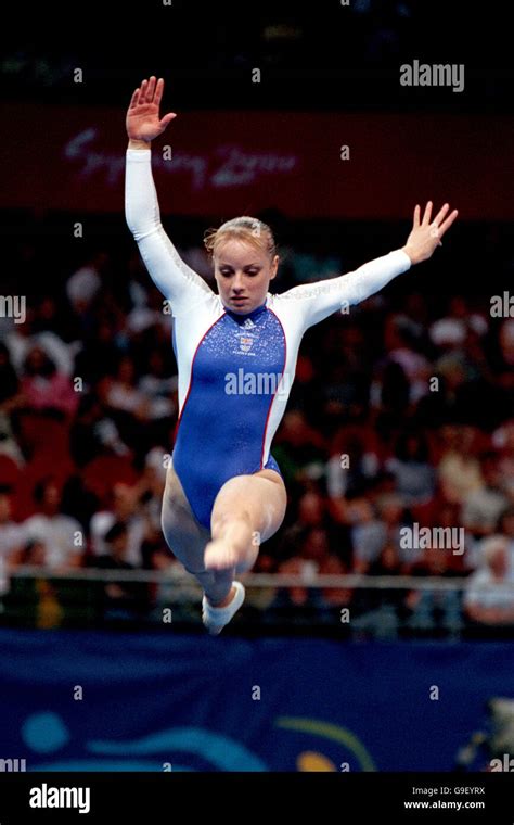 Sydney Olympic Games Gymnastics Women S Team Event Stock Photo