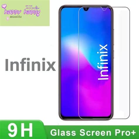 Infinix Hot 11 10 9 Play 11S 10S 20S 10i Smart 4 6 5 Pro Note 11 10 Pro 9H Clear Tempered Glass
