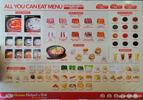 Selalu Diperbarui Menu Golden Hotpot Grill Tanjung Duren