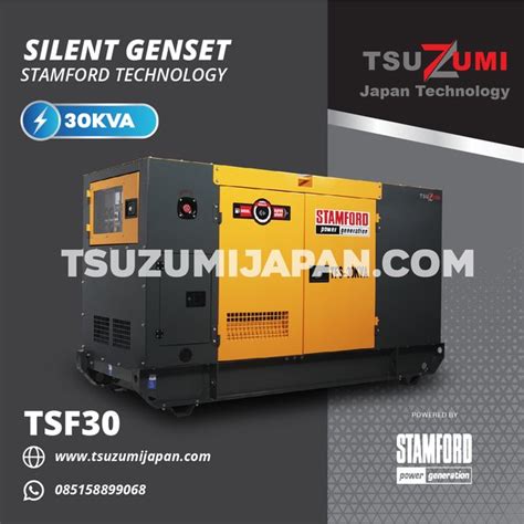 Jual Genset Stamford Kva Silent By Tsuzumi Japan Tipe Tfs Di Lapak