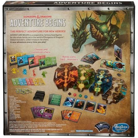 Dungeons Dragons Adventure Begins Board Game In Doos Old School Toys