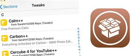 App ++ tweaks for iOS