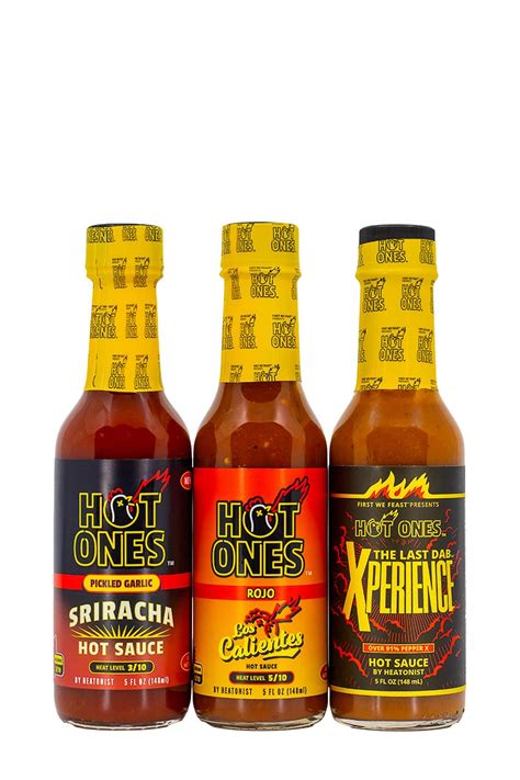 Amazon Hot Ones Hot Sauce Challenge Set Season 26 Trio Made