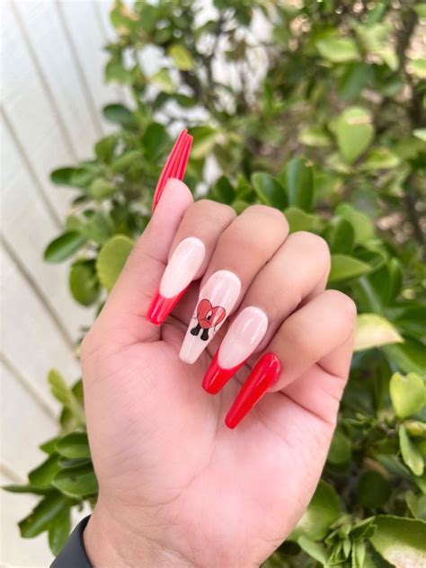 Bad Bunny Press On Nails Bad Bunny Nailsun Verano Sin Ti Etsy Nails